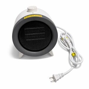 Journeyman DualTemp Heater & Fan Mini White 1000W Portable Ceramic Space F6003